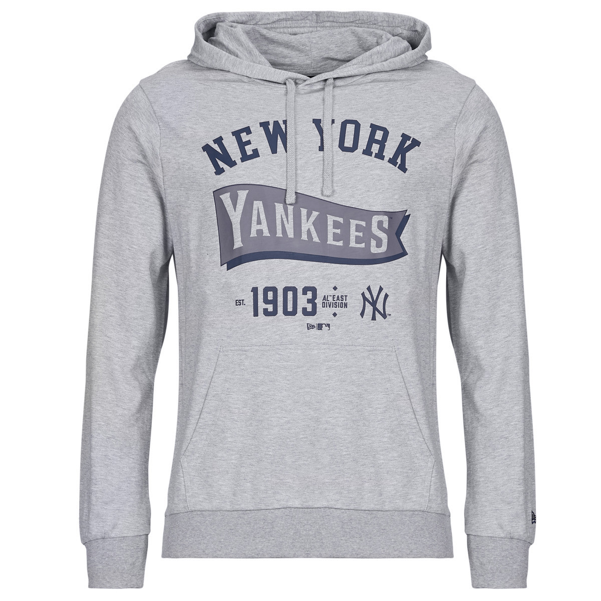 New-Era  MLB PENNANT GRAPHIC HOODIE NEW YORK YANKEES  Šedá