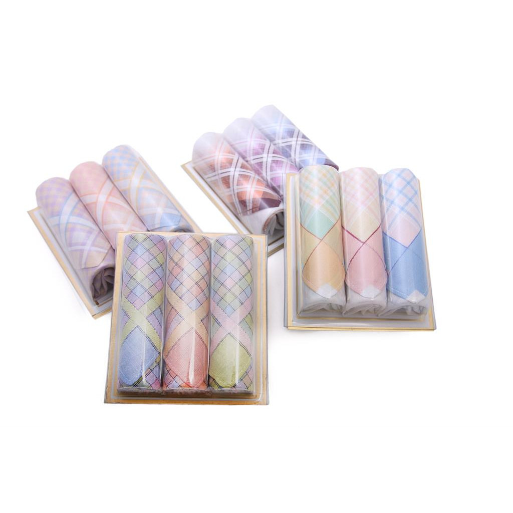 Dámské kapesníky Etex L16 3 ks - různé barvy