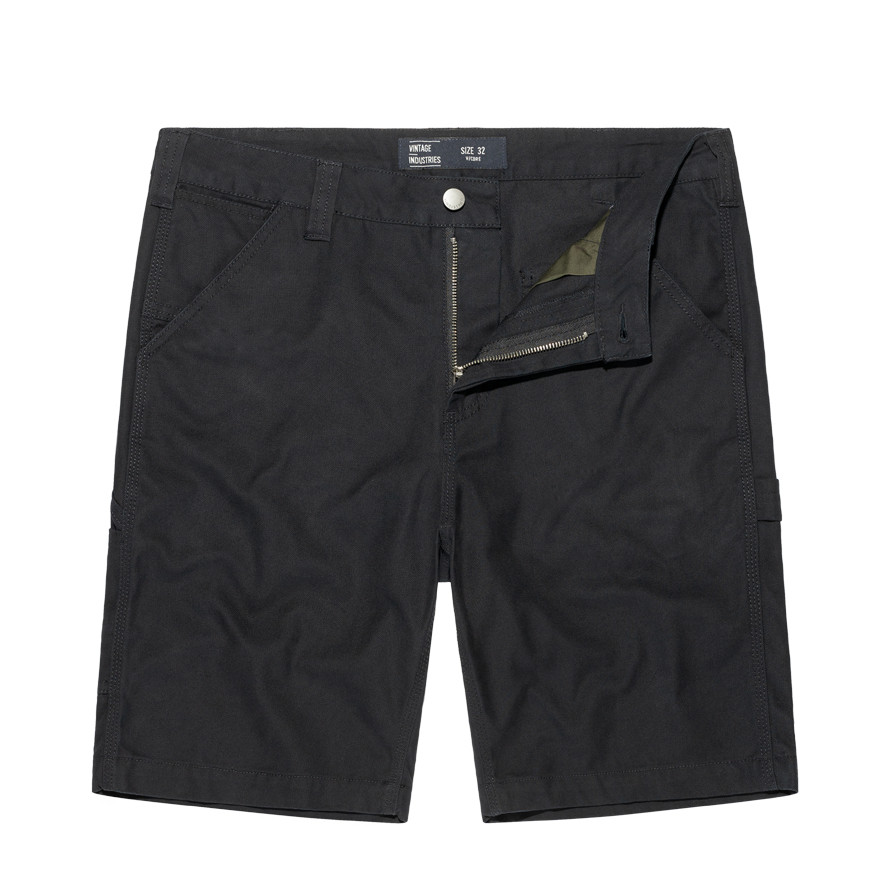 Kraťasy Vintage Industries Dayton - černé, 30