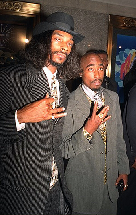 New York Daily News Archive Fotografie Snoop Doggy Dog and Tupac Shakur, New York Daily News Archive, 26.7 × 40 cm