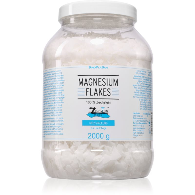 SinoPlaSan Magnesium-Flakes 100% Zechstein hořčík do koupele 2000 g