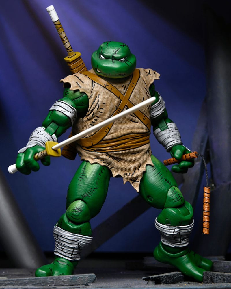 NECA | Želvy Ninja - sběratelská figurka Michelangelo The Wanderer (Mirage Comics) 18 cm