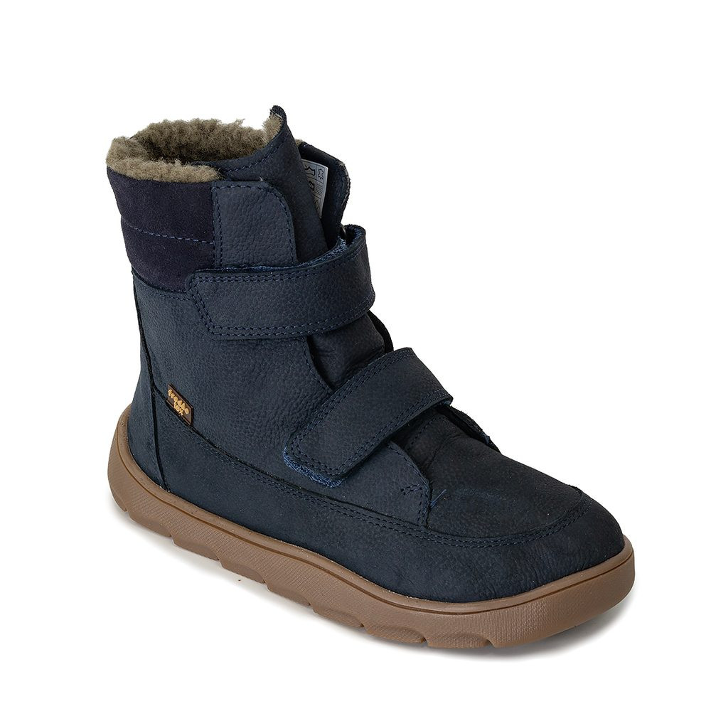 Chlapecké zimní barefoot boty ZERU TEX WINTER Dark Blue, Froddo, G3160240, tmavě modrá - 26