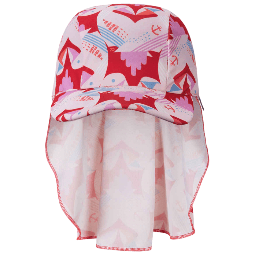 Dětský klobouk Reima Mustekala 2024 Obvod hlavy: 48-50 cm / Barva: červená/bílá