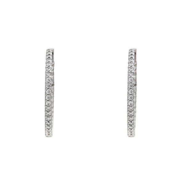 Náušnice se syntetickými kameny 336-573-004751 4.15g