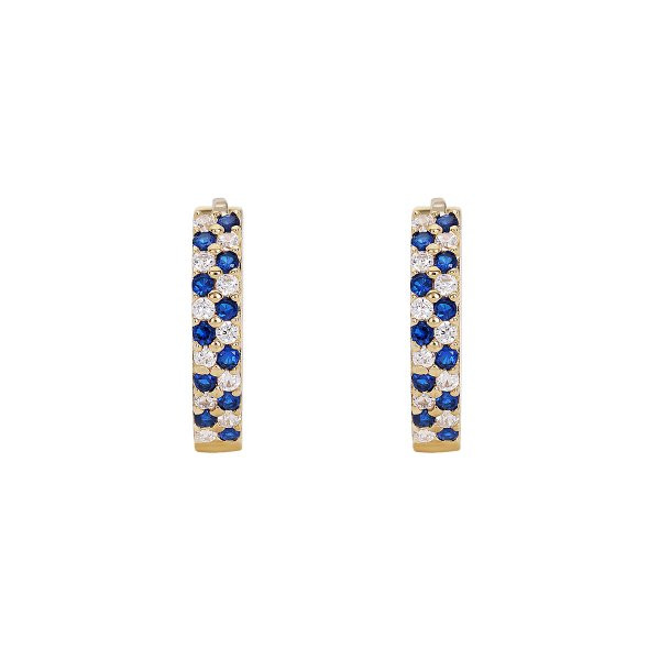 Náušnice se syntetickými kameny 236-185-001015 1.70g