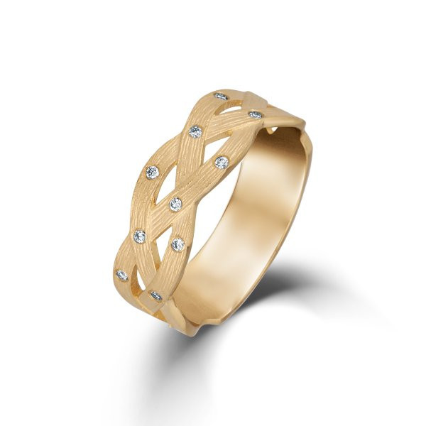 Prsten s brilianty 224-595-1712 54-3.80g