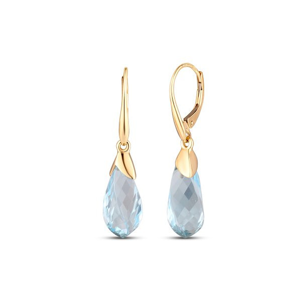 Náušnice s topazem 234-956-ST1687 5.40g