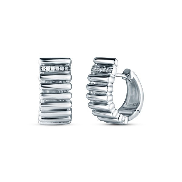 Náušnice se syntetickými kameny 136-635-077922-0000