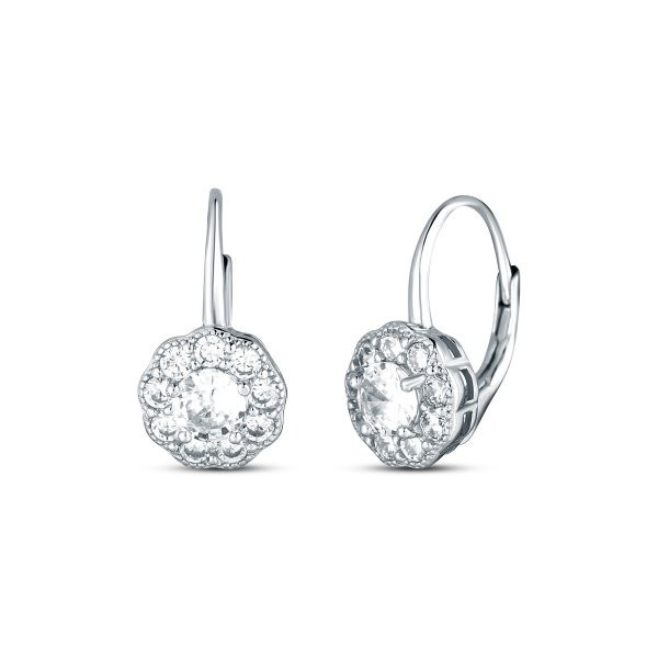 Náušnice se syntetickými kameny 136-927-3714E2-0000