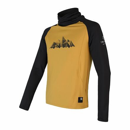 SENSOR COOLMAX THERMO MOUNTAINS pánská mikina mustard/černá Velikost: XL 8592837076560