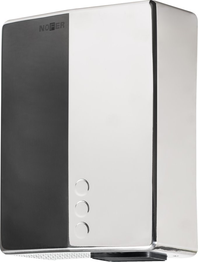 SAPHO BIGFLOW EVO bezdotykový elektrický osoušeč rukou 220-240V, 2050W, 218x284x102, nerez lesk 01481.B