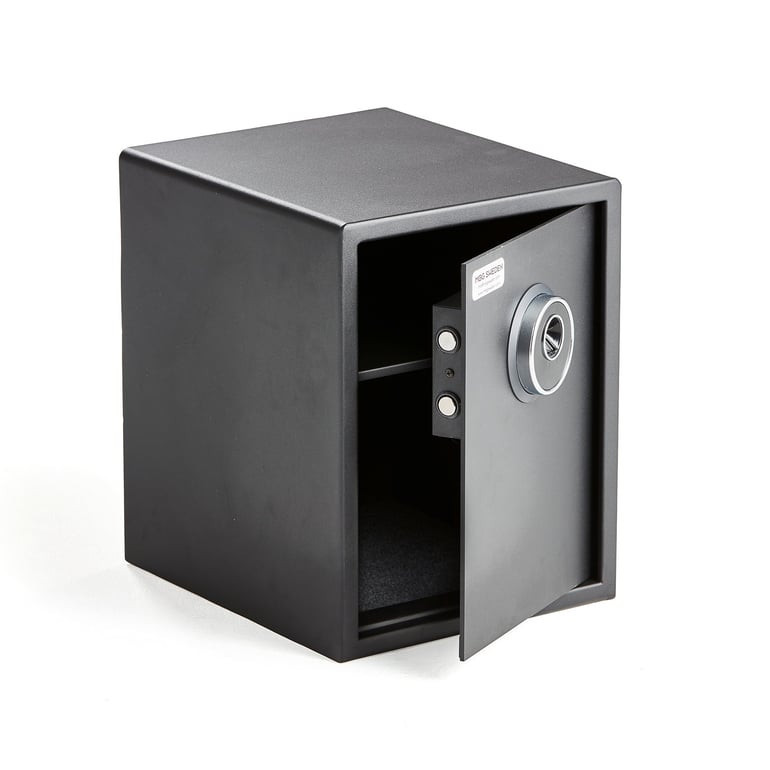 Sejf na otisk prstu MAYNARD, 450x350x400 mm