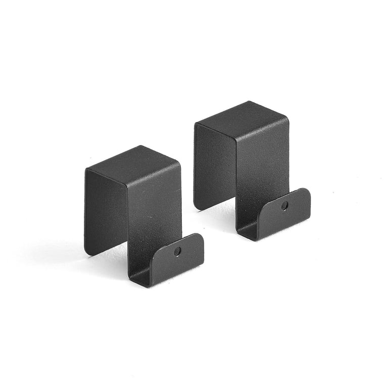 Háček na stolový paraván ZONE, černý, bal. 2 ks