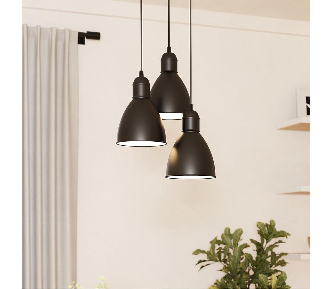 Eglo Eglo 49465 - Lustr PRIDDY 3xE27/60W/230V
