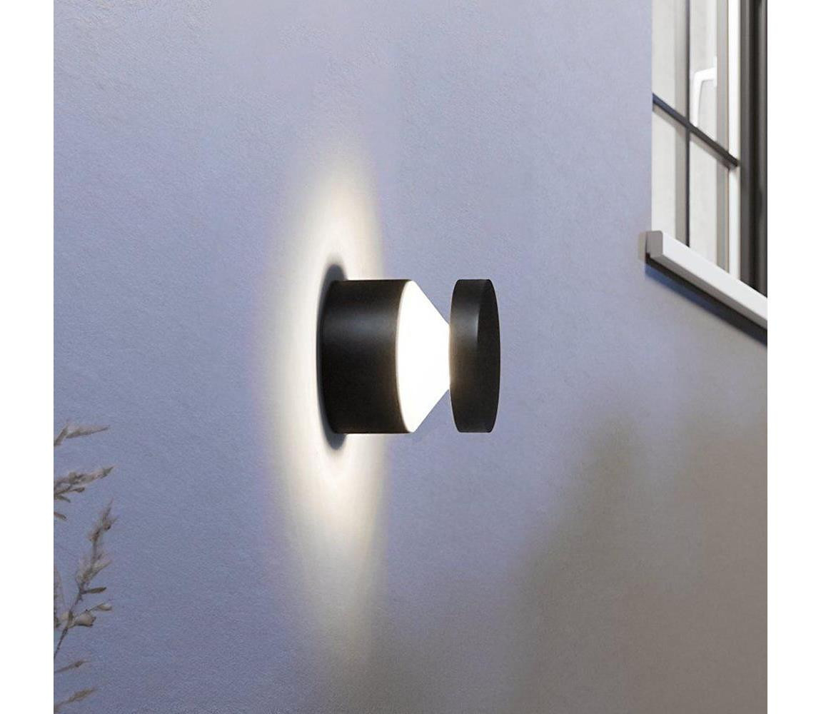 Eglo Eglo 97303 - LED Venkovní nástěnné svítidlo MELZO LED/11W/230V černá IP44