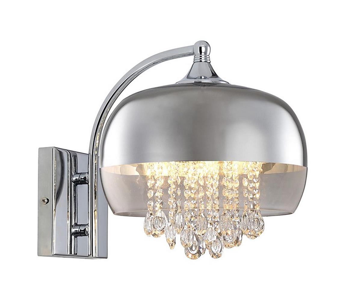 Křišťálové nástěnné svítidlo LUNA 1xE14/40W/230V
