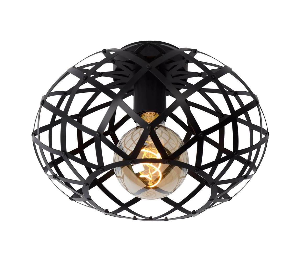 Lucide Lucide 21117/30/30 - Stropní svítidlo WOLFRAM 1xE27/40W/230V černá