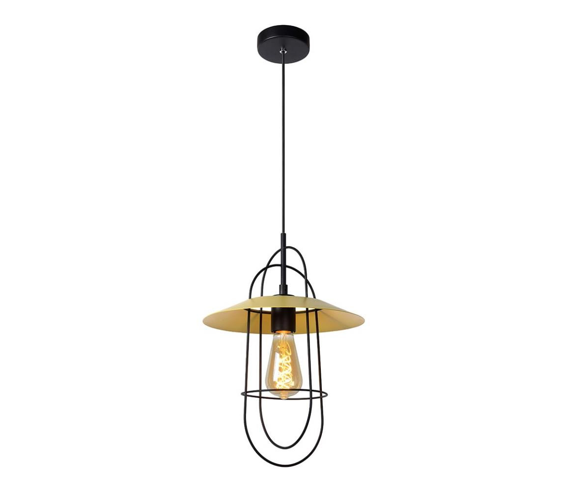 Lucide Lucide 74309/01/34 - Lustr na lanku MASSON 1xE27/40W/230V žlutá