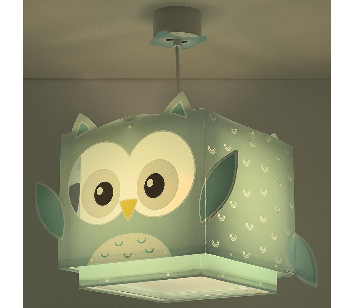 Dalber Dalber 64392 - Dětský lustr LITTLE OWL 1xE27/60W/230V