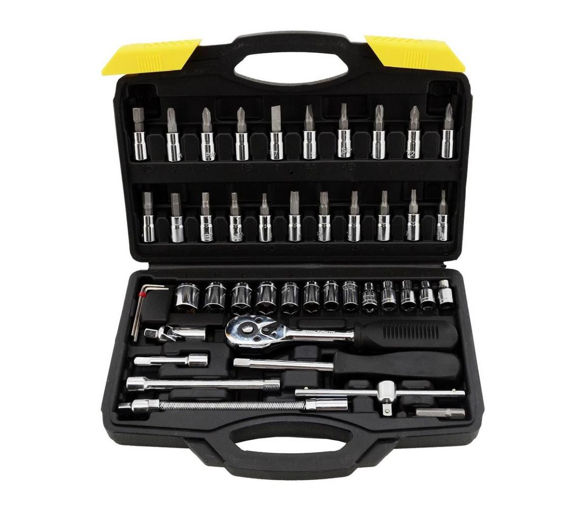 9507 / Sada nástrčných klíčů s ráčnou 1|4 / Bity| Gola| Inbus / 46 ks (09507)