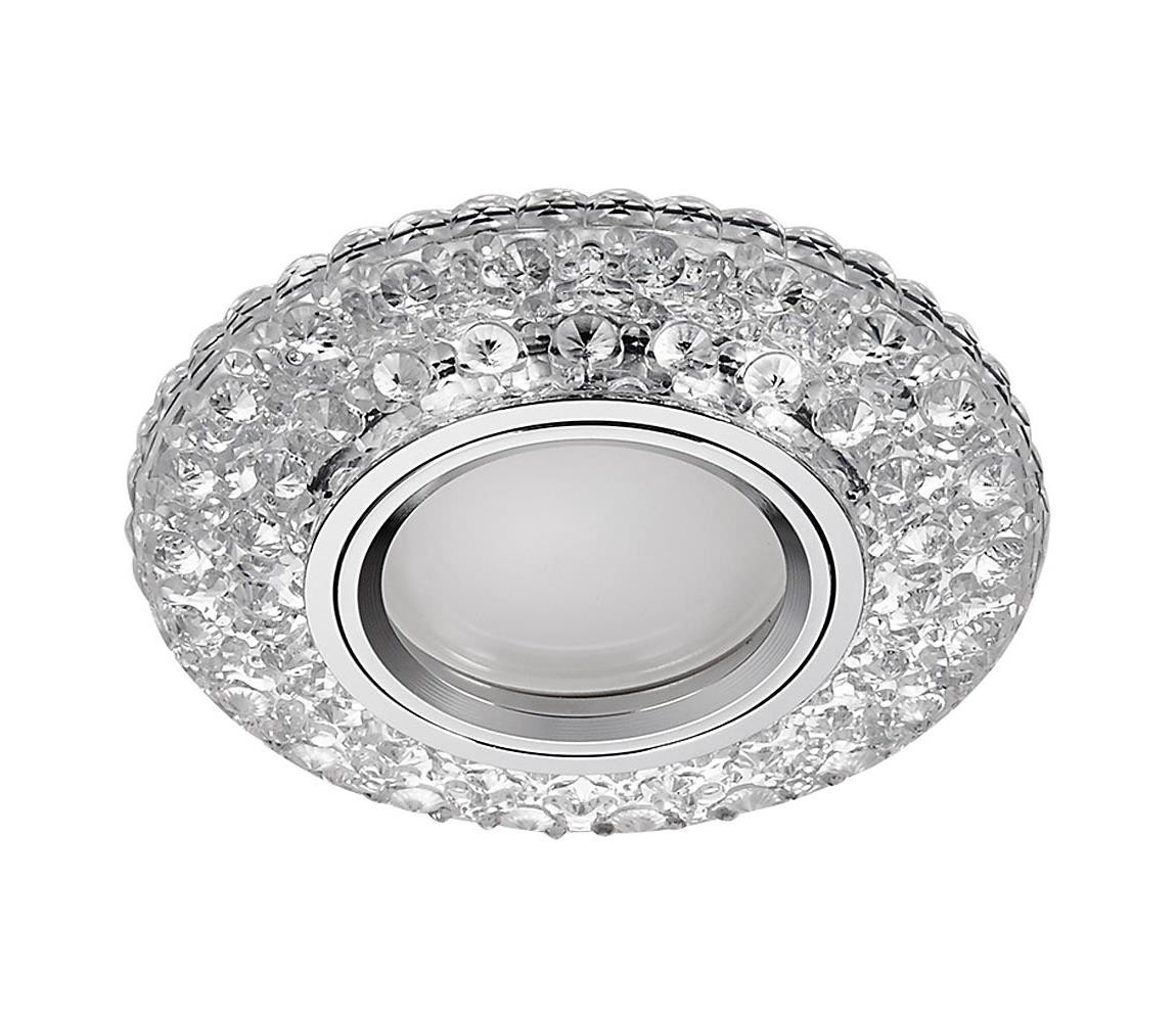 Emithor  - Podhledové svítidlo ELEGANT GLASS FIX 1xGU10/50W+LED/3W 4000K