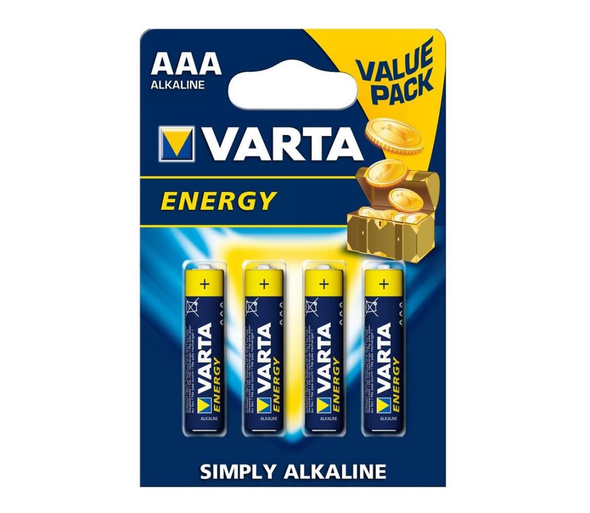 VARTA Varta 4103 - 4 ks Alkalické baterie ENERGY AAA 1,5V