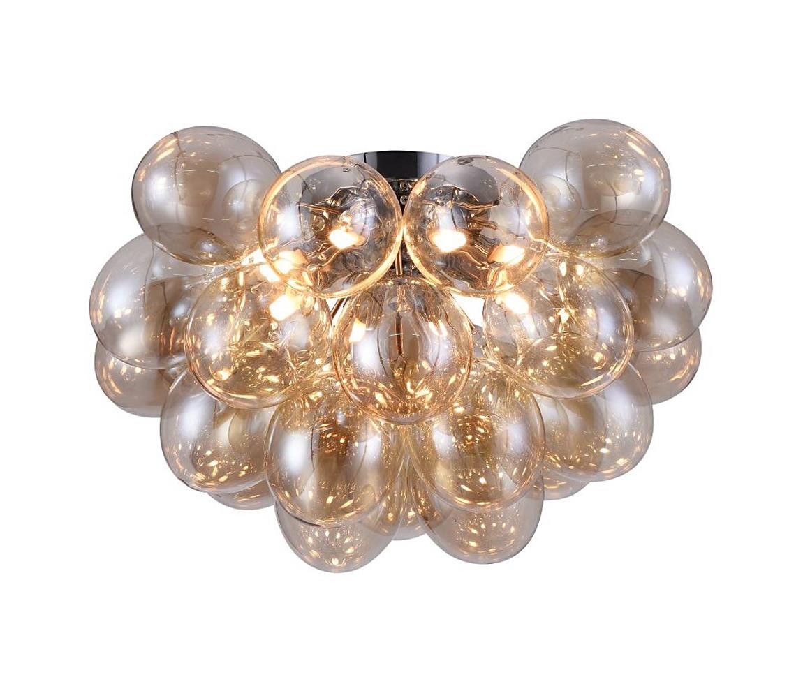 Maytoni Maytoni MOD112CL-08G - Stropní svítidlo BALBO 8xG9/28W/230V zlatá/chrom