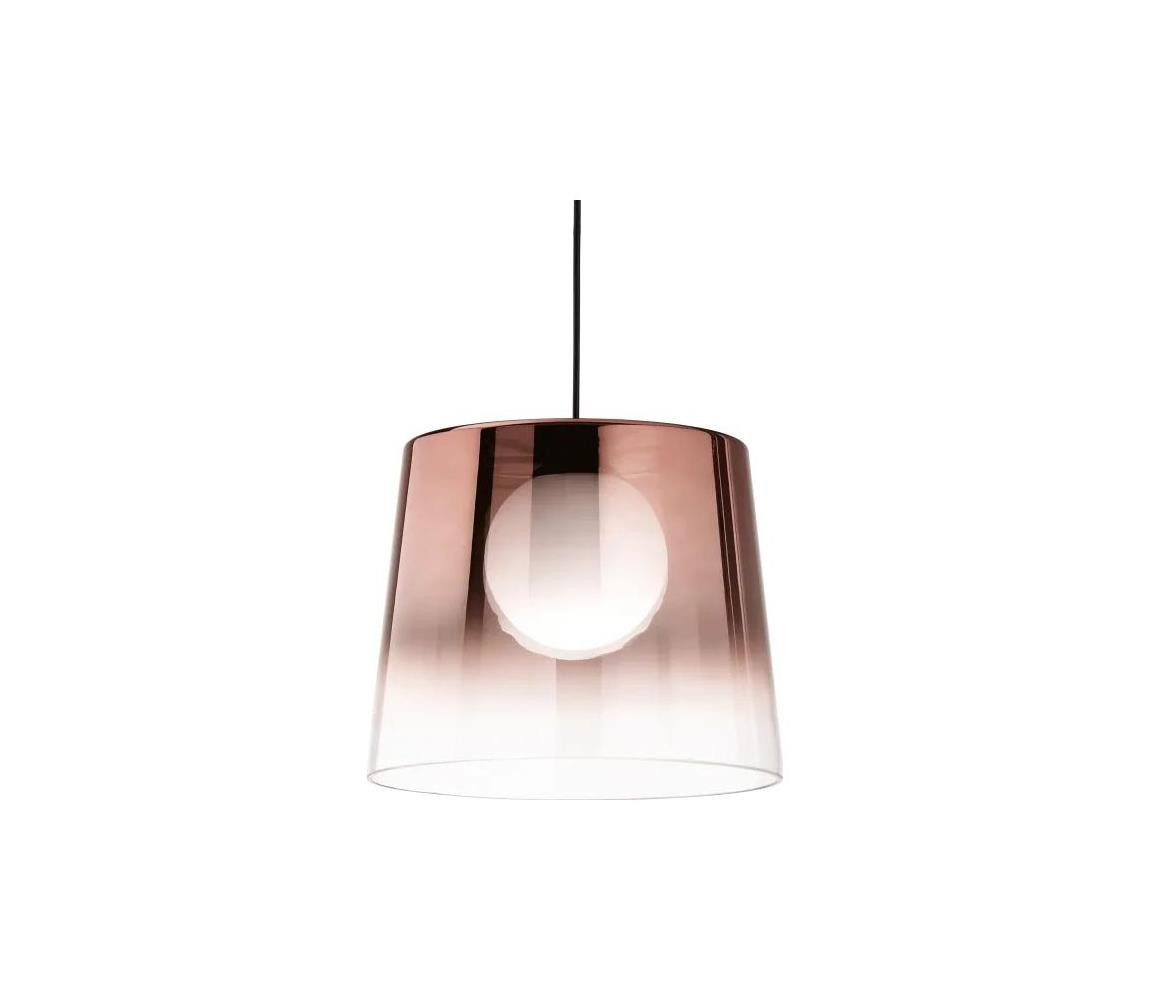 Ideal Lux Ideal Lux - LED Lustr na lanku FADE 1xG9/3W/230V pr. 27,3 cm měď/kouřová