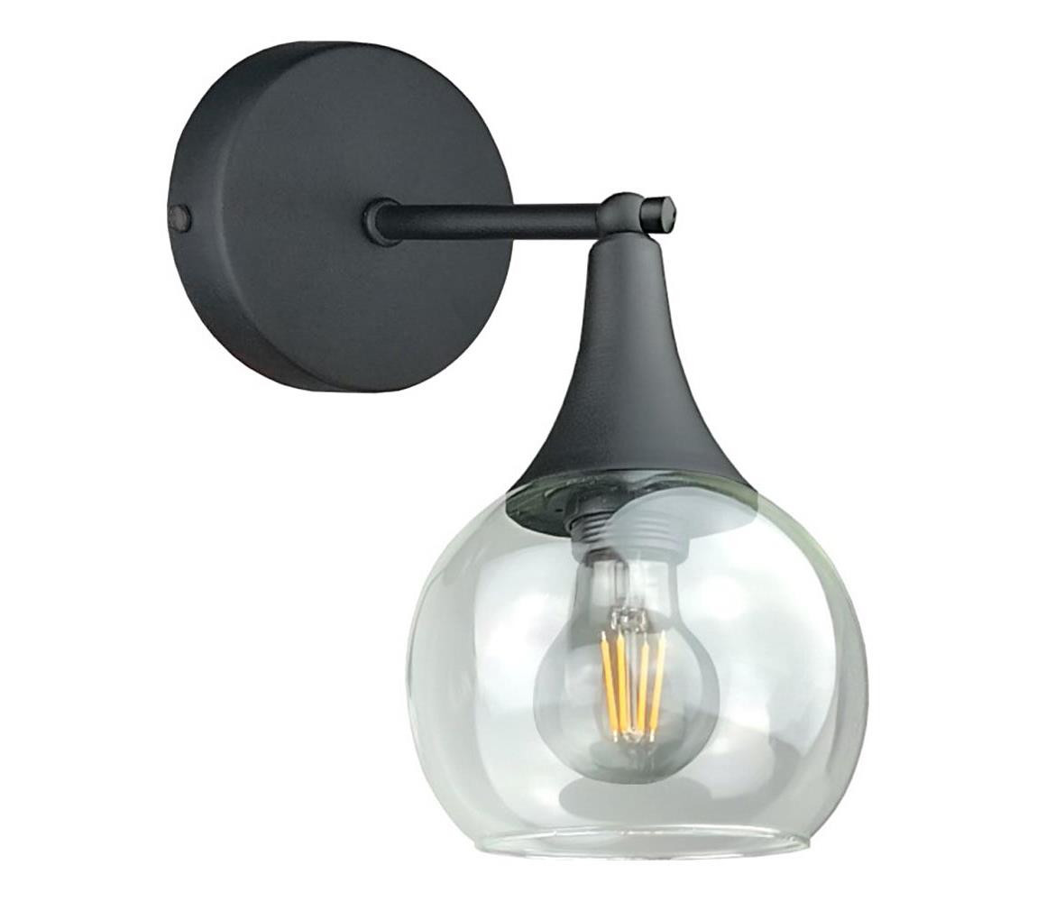 Keter Lighting Nástěnné svítidlo STAR 1xE27/60W/230V černá/čirá