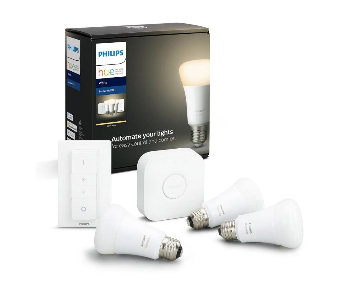 Philips Základní sada Philips Hue STARTER KIT 3xE27/9W 2700K + zařízení k propojení