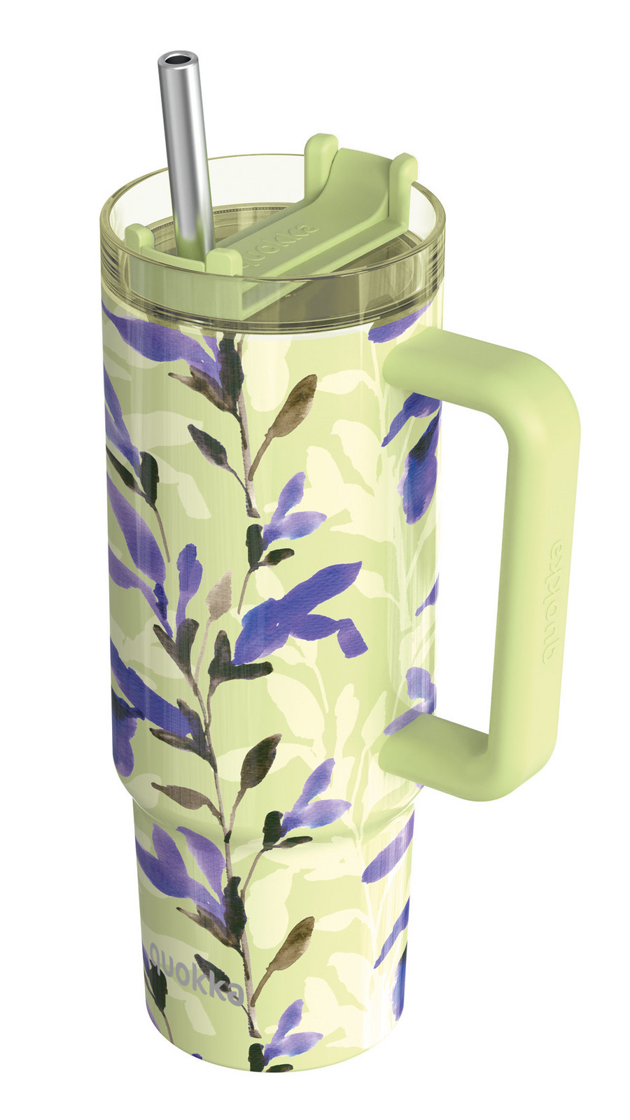 Termohrnek Stream s brčkem, 950ml, Quokka, matcha