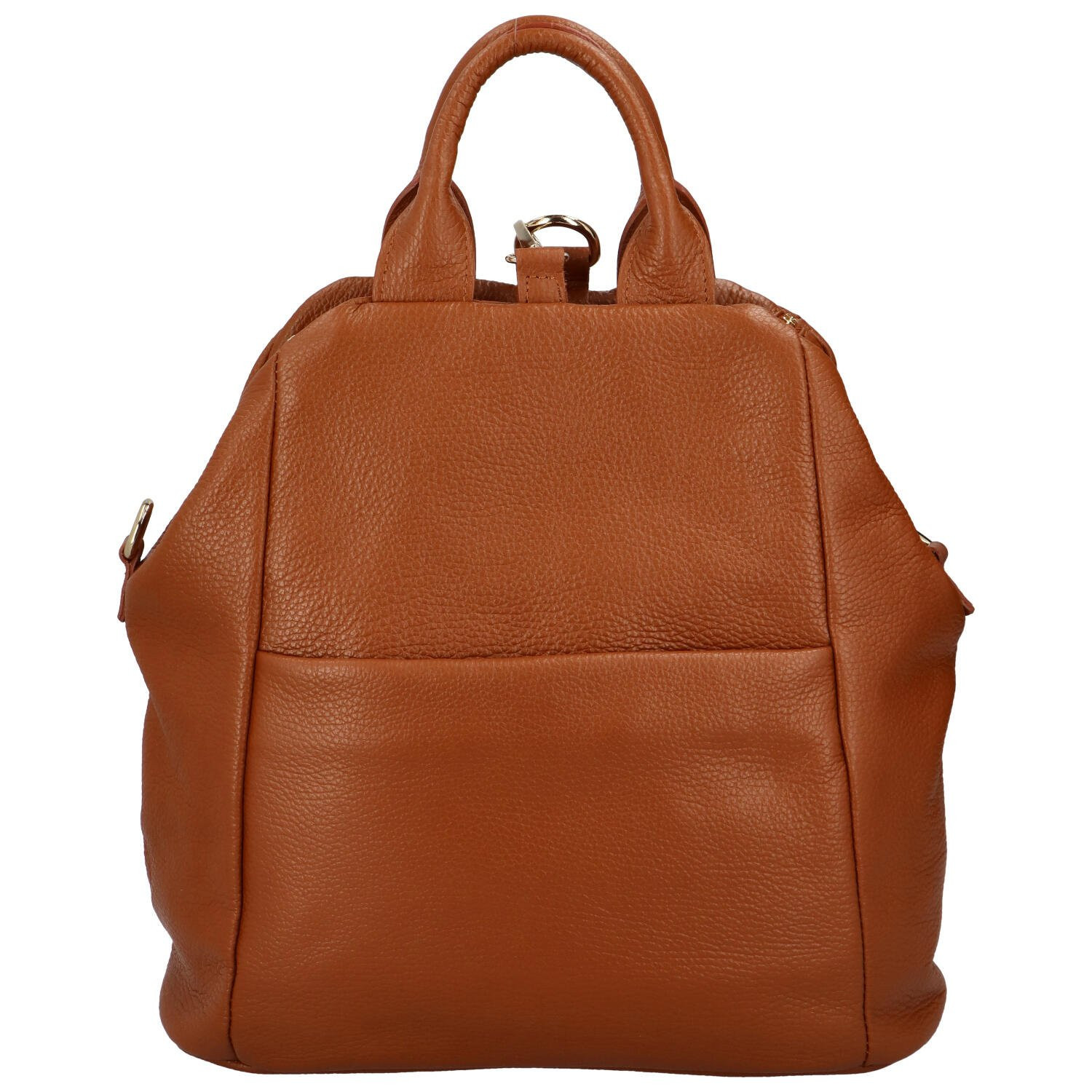 Dámský kožený batoh kabelka hnědý - Delami Norzeus hnědá