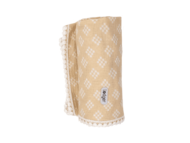 Lodger Swaddler Tribe Muslin Sand