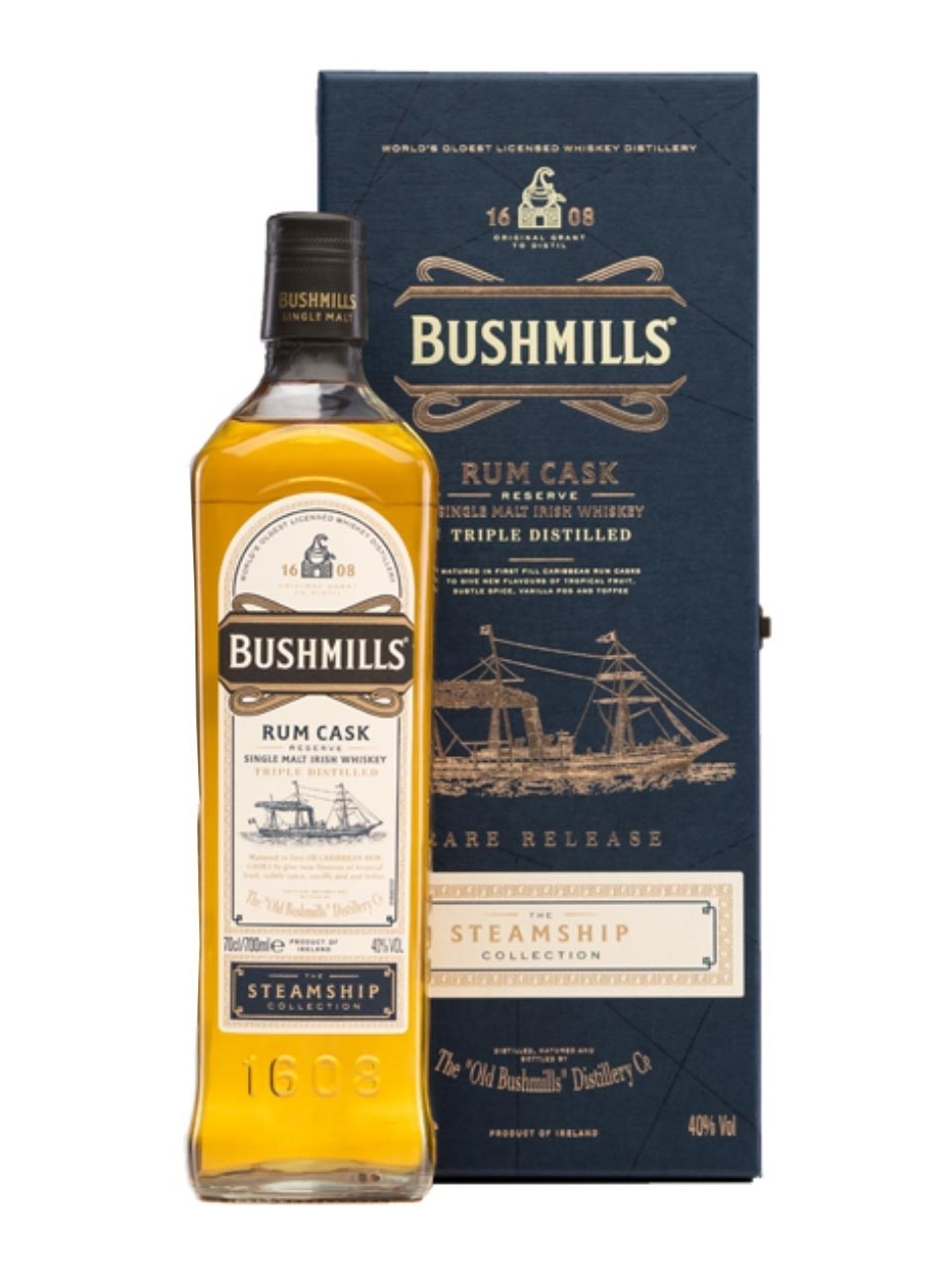 Bushmills Steamship Rum Cask Finish  40 % 0,7 l