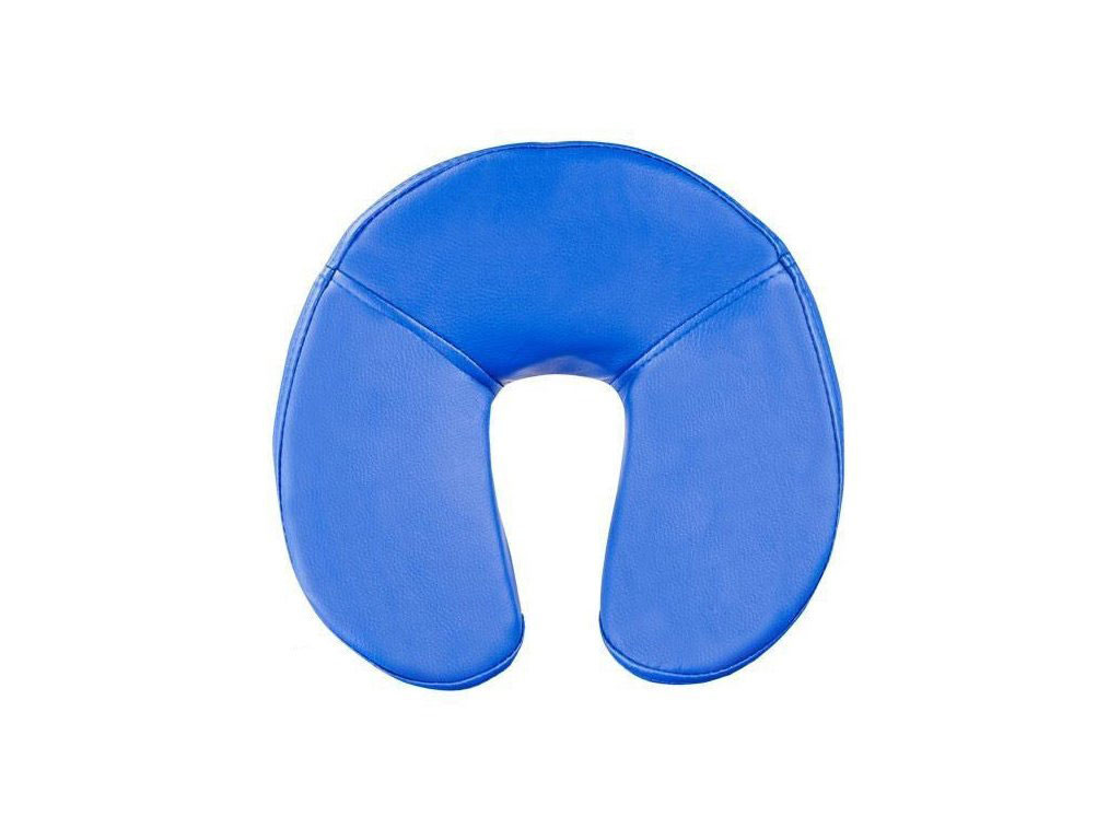 Podhlavník z koženky k masážnímu lehátku Barva: modrá