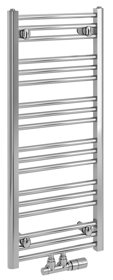 Bruckner ALBRECHT otopné těleso 400x930mm, středové připojení, chrom