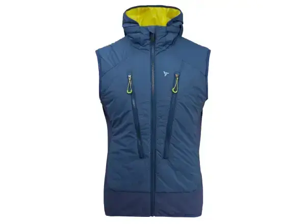 Silvini Polaro pánská skialpová vesta Navy/Lime vel. S