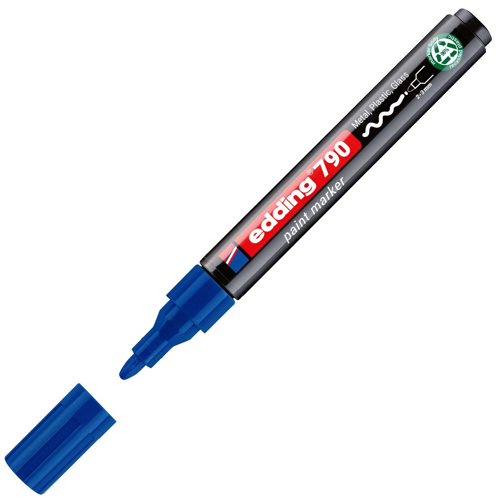 Lakový popisovač Edding 790 PCR - modrý