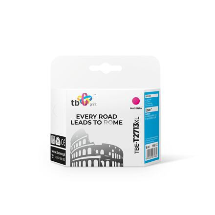 Ink. kazeta TB kompatibilní s Epson WF-3620 T2713 XL, nová, Magenta TBE-T2713XL