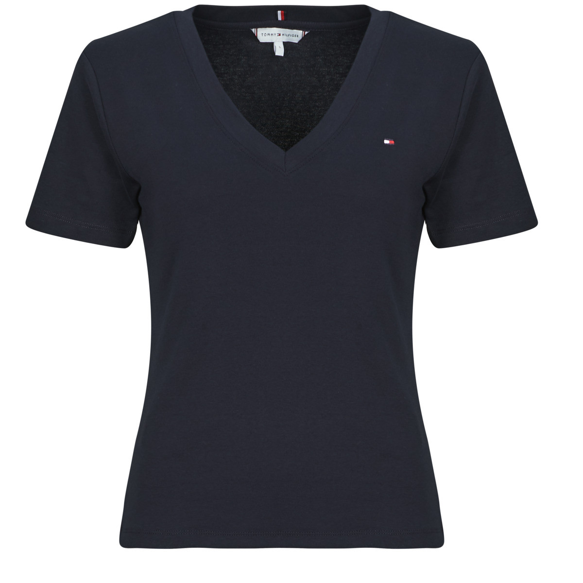 Tommy Hilfiger  NEW SLIM CODY V-NK SS  Tmavě modrá