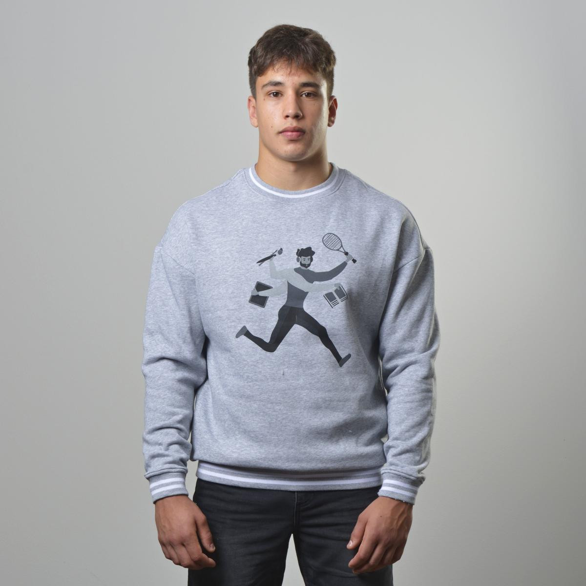 Your Gate YOUR GATE - Pánská mikina šedá 2XL  2XL