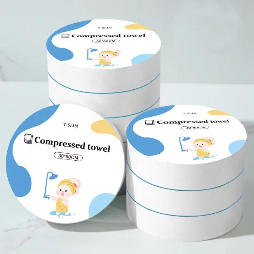 Instantní ručníky 30x60 1 ks - bílé