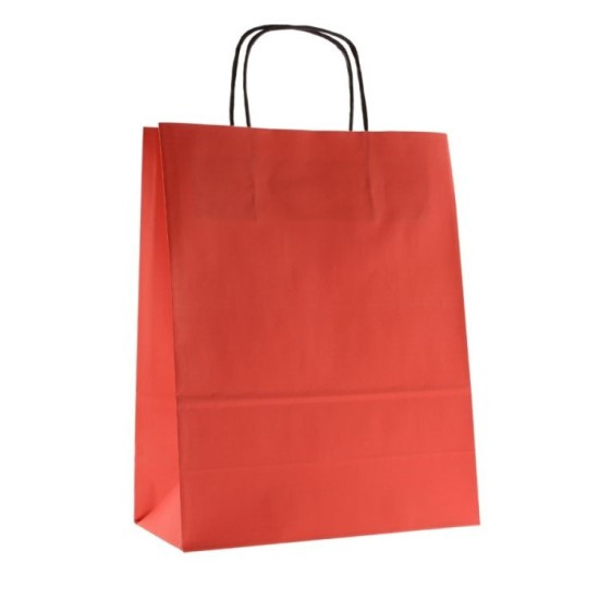 Paper Design Papírová taška EKO červená - 25 x 32 x 11 cm - 154030