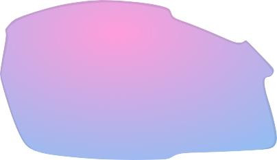 R2 Náhradní čočky k modelu AT063 hnědé HD, modrý chrom