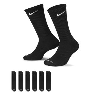 Nike Ponožky Everyday Plus Cushioned BLACK/WHITE 6 pack SX6897-010