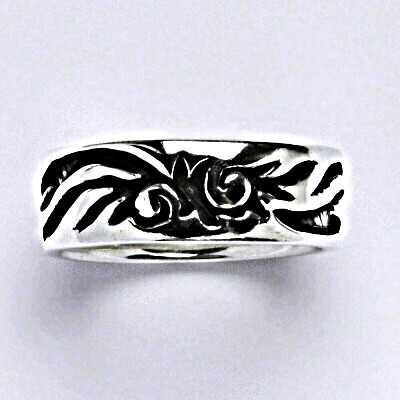 Stříbrný prsten s patinou, prsten ze stříbra,váha 7,10 g