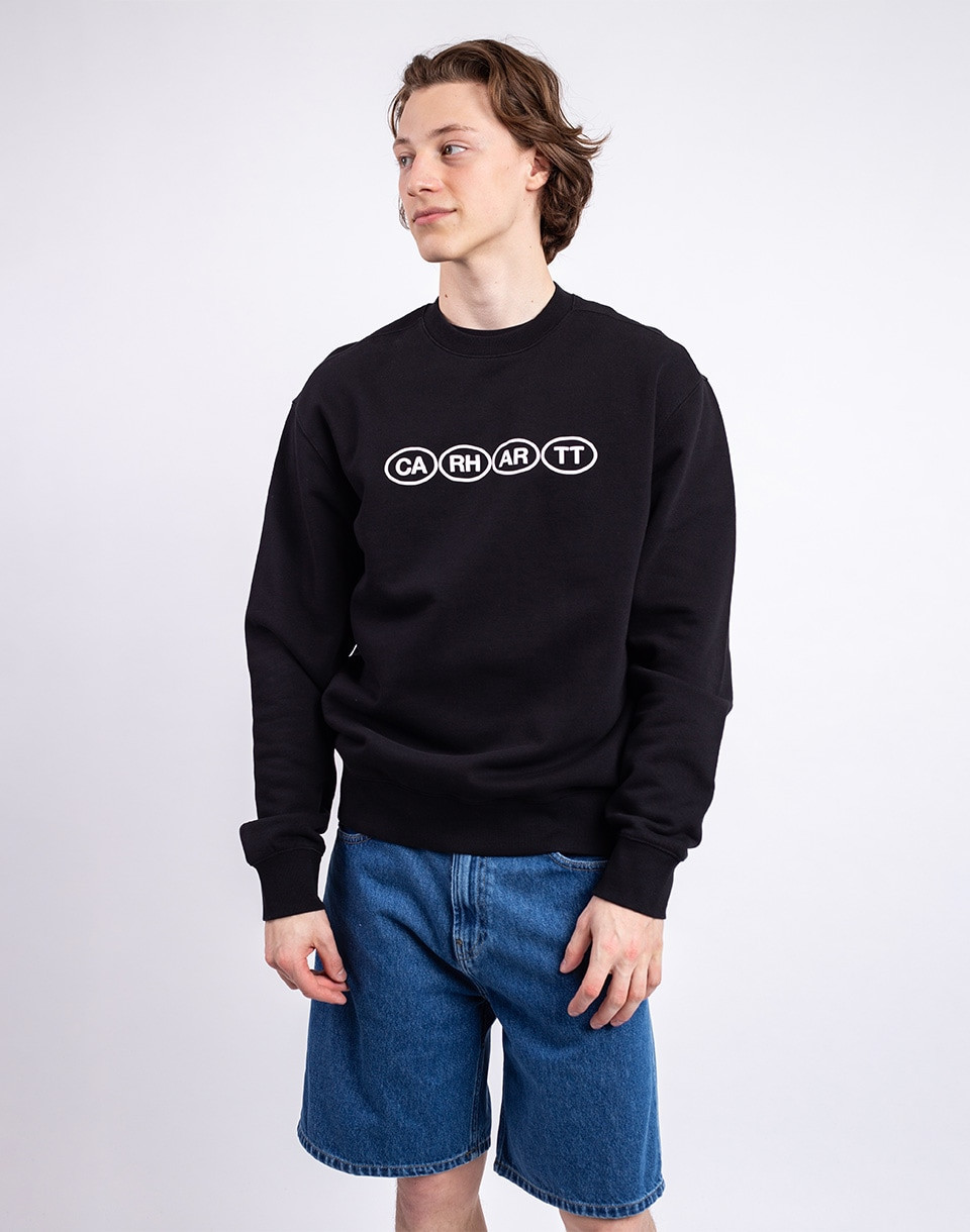 Carhartt WIP Bumper Sweat Black/White XS