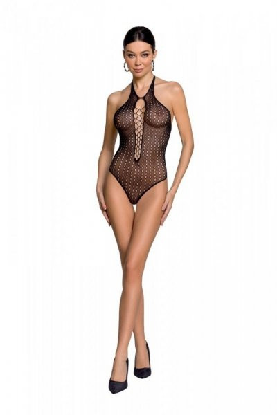 BS088 Bodystocking Czarny
