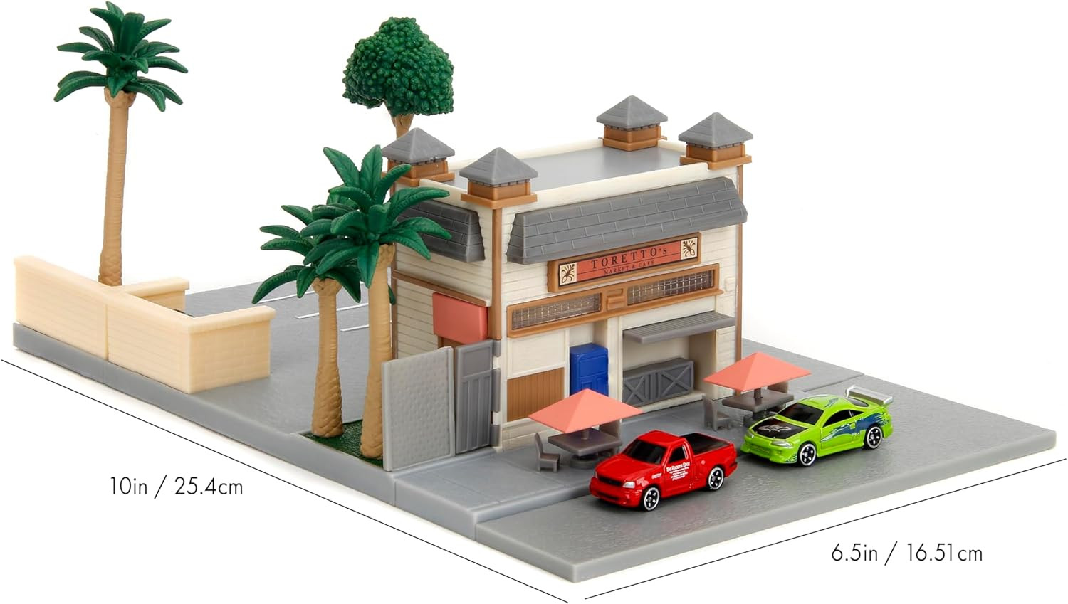 Jada Toys | Fast & Furious - Nano Scene Toretto Cafe 25 cm